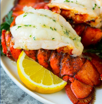 Order Twin Lobster Tail Dinner  food online from Captain Pell Fairfax Crabhouse store, Fairfax on bringmethat.com