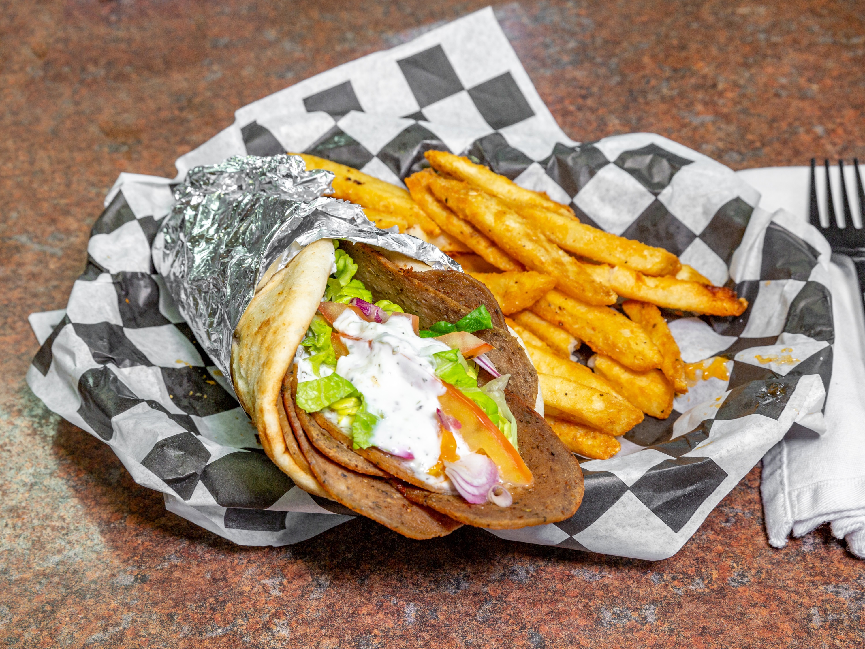 Order Gyro food online from The Burger Shack store, Whitehall on bringmethat.com