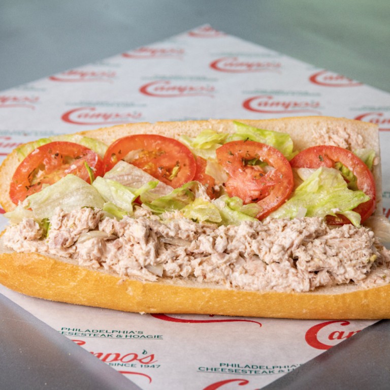 Order Homemade Tuna Salad Hoagie food online from Campo's Philly Cheesesteaks store, Philadelphia on bringmethat.com