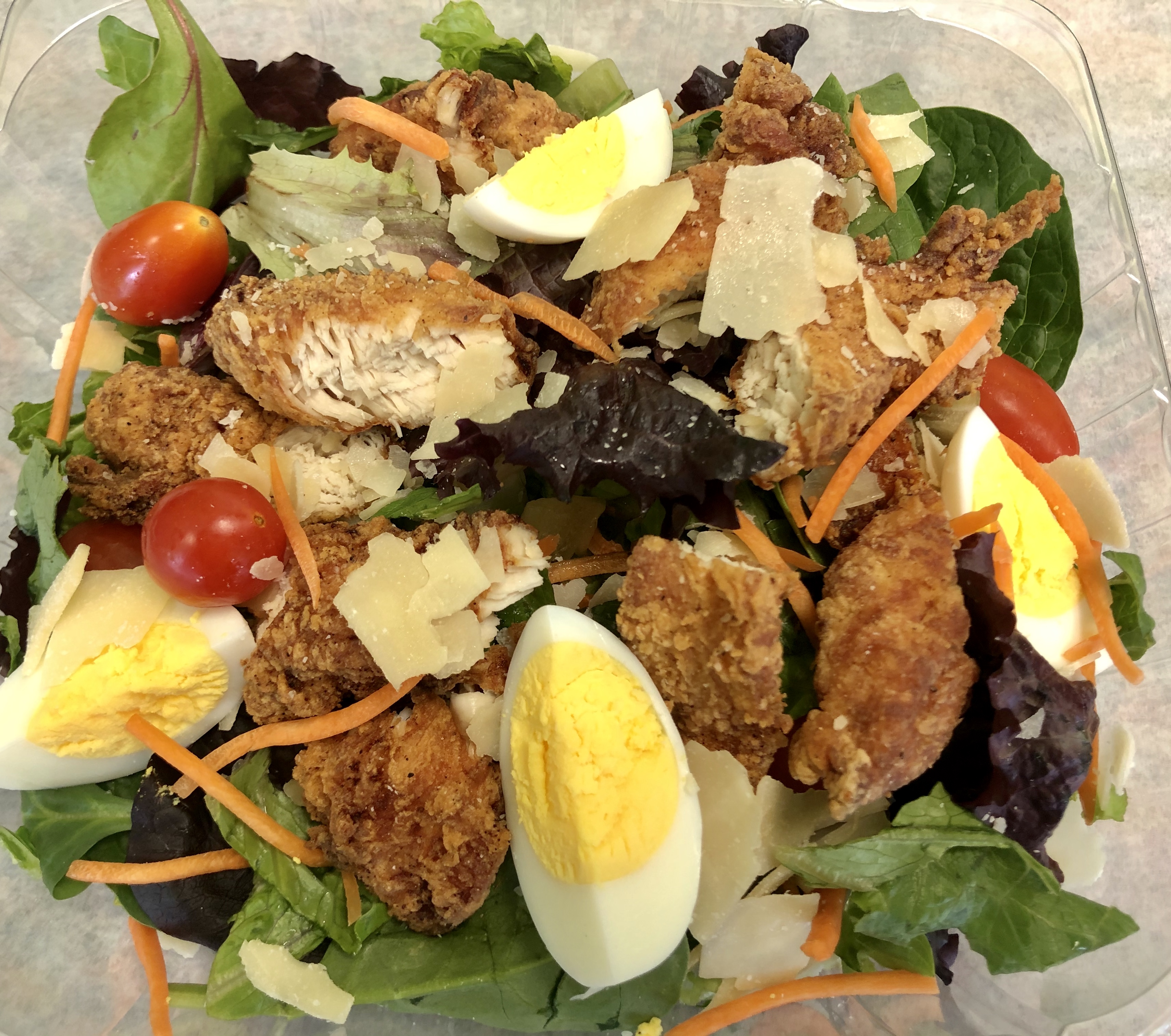 Order Cajun Chicken Salad  food online from House Of Burrito Chicken & Pizza store, Waldwick on bringmethat.com