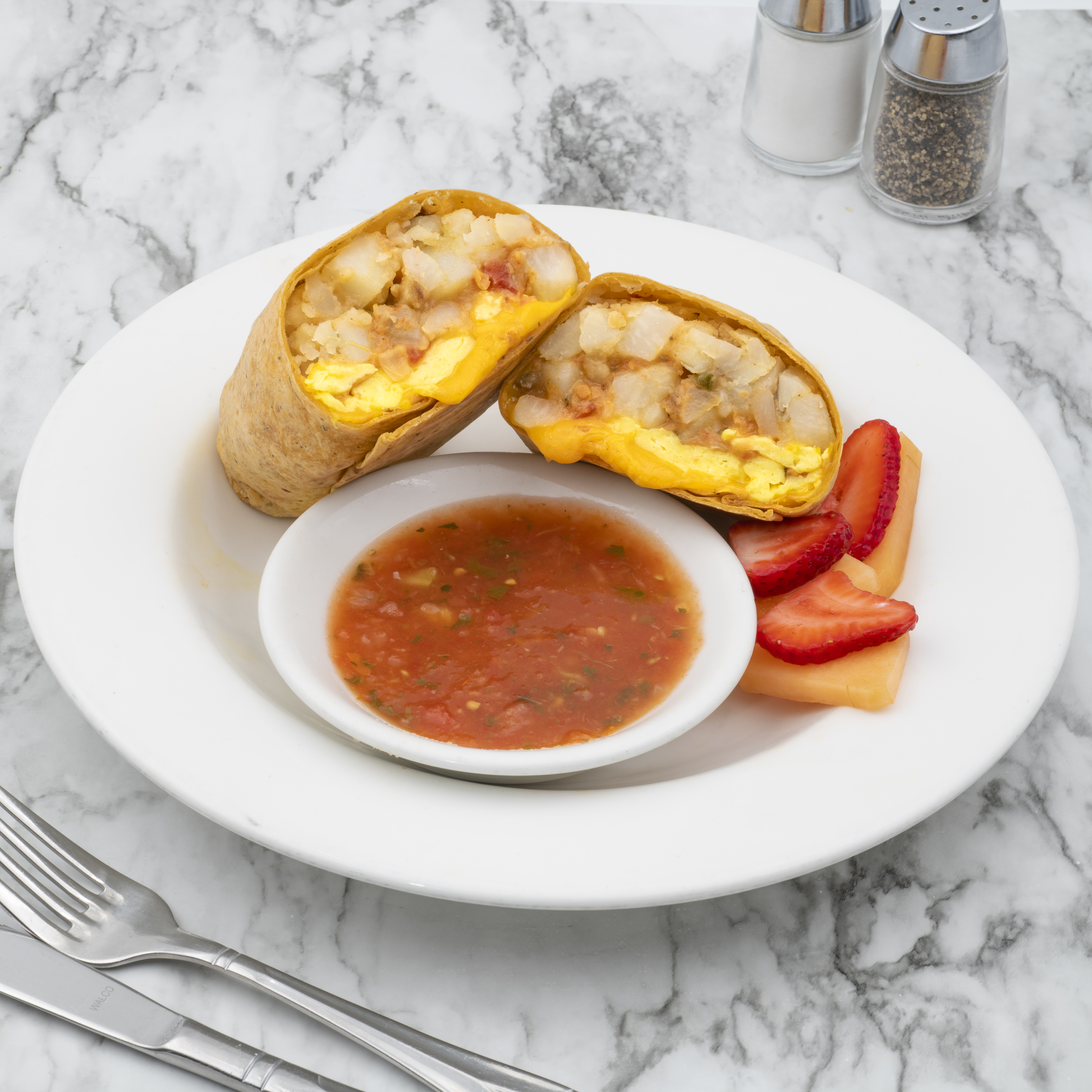 Order Breakfast Burrito food online from The Original Pancake House store, Fort Worth on bringmethat.com