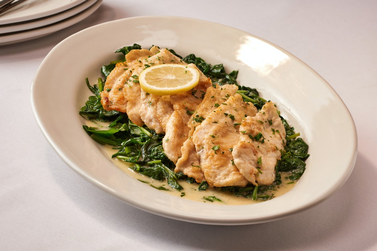 Order Chicken Scaloppine W/ Lemon & Butter food online from Carmine's store, Atlantic City on bringmethat.com