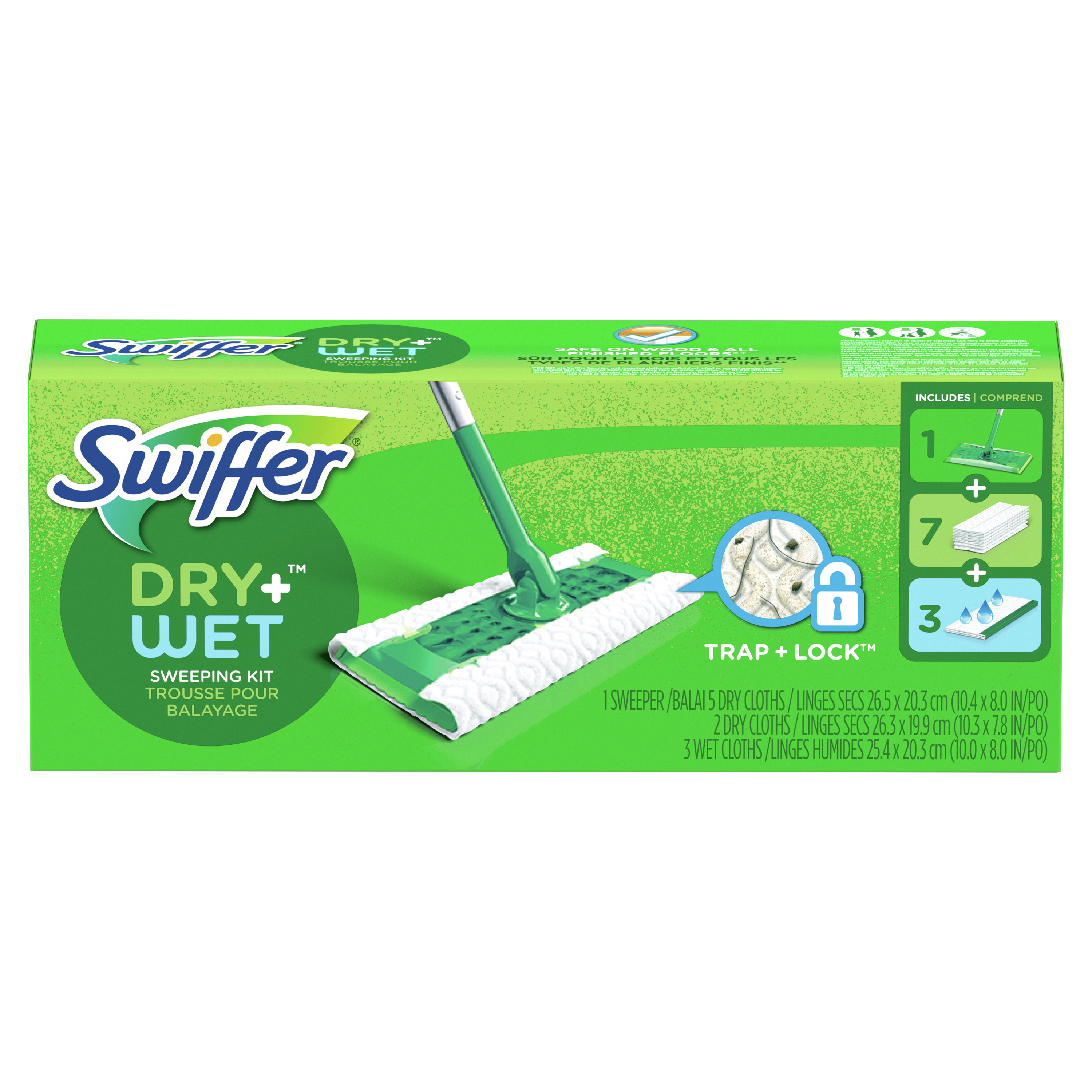 Order Swiffer Sweeper Dry + Wet Mop Starter Kit food online from Bartell store, Edmonds on bringmethat.com
