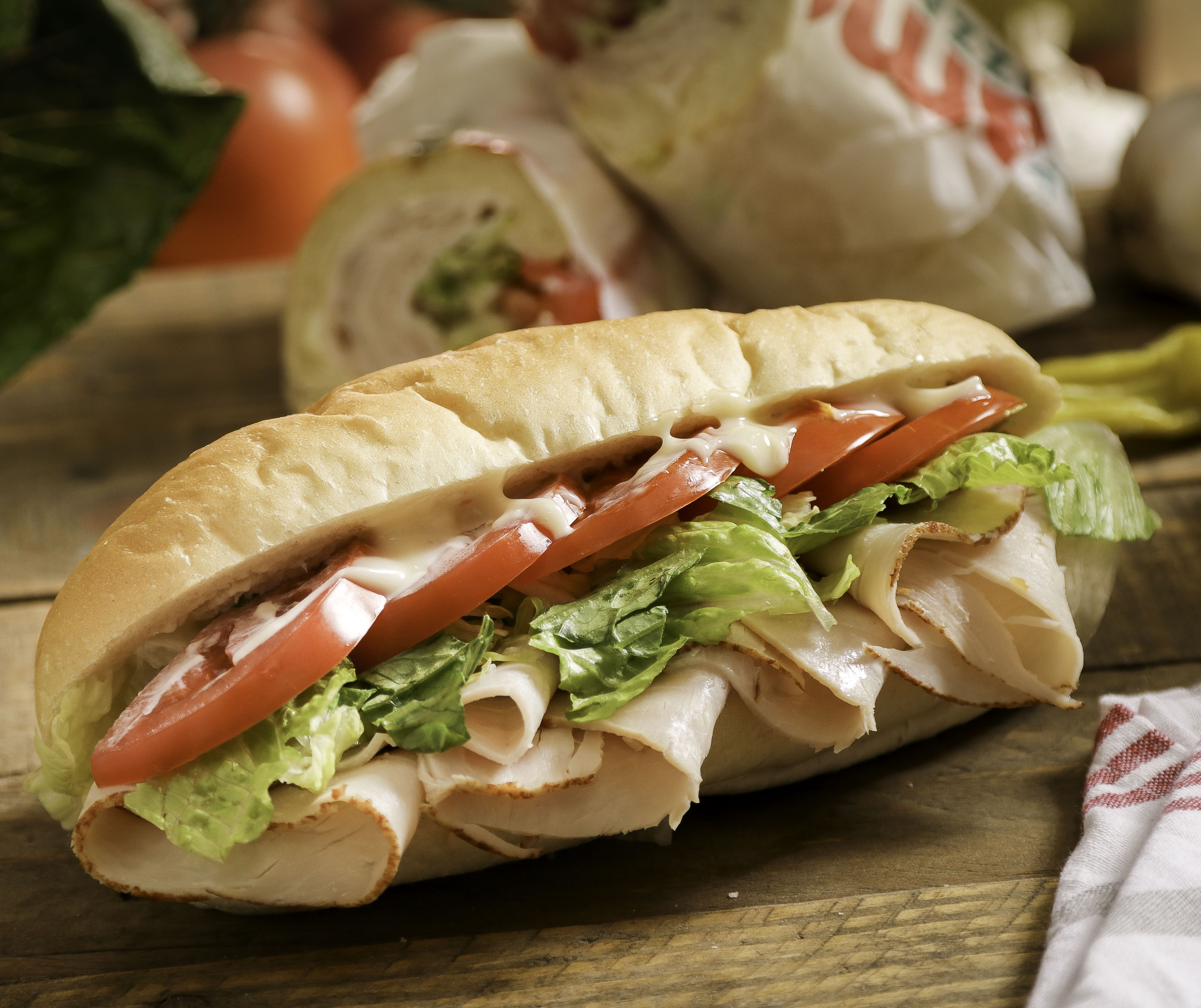 Order Turkey Sandwich food online from Ameci Pizza & Pasta store, Lake Forest on bringmethat.com
