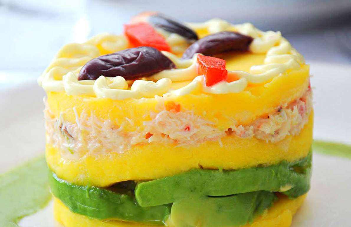 Order Causa Rellena food online from Pisco Sour store, Aurora on bringmethat.com
