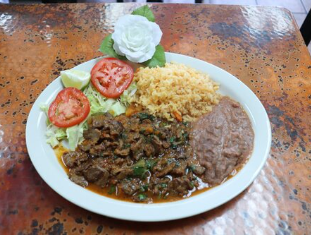 Order Bisteak A La Mexicana food online from Las Fuentas Taqueria store, Houston on bringmethat.com