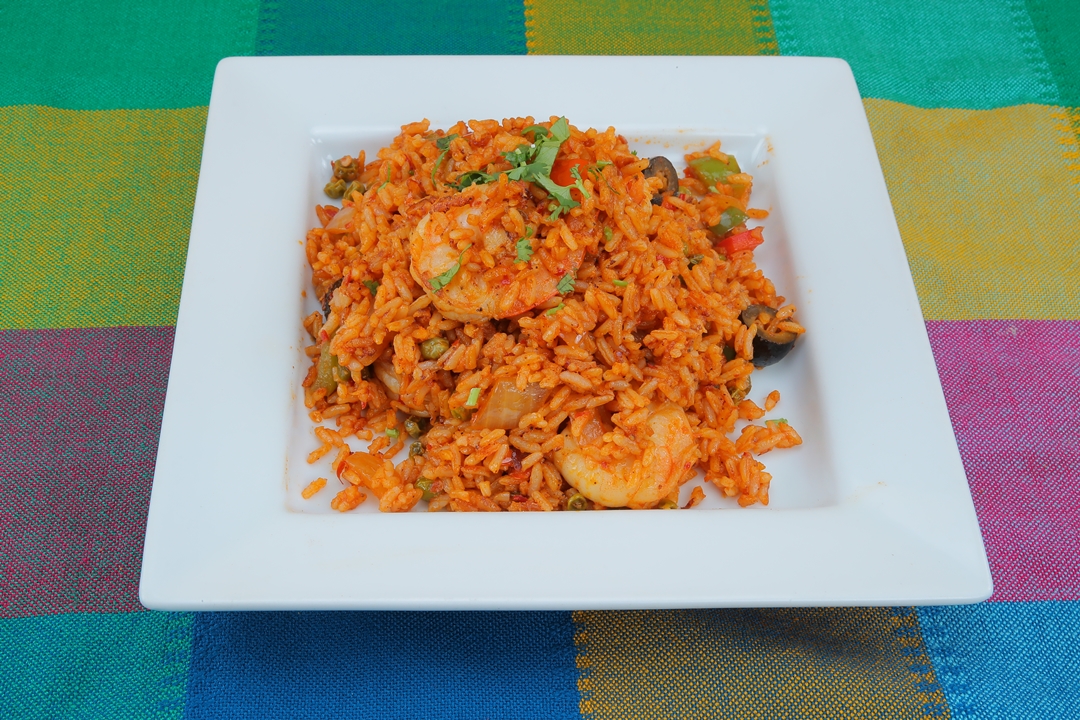 Order Arroz con Camarones food online from Refried Beans store, New York on bringmethat.com