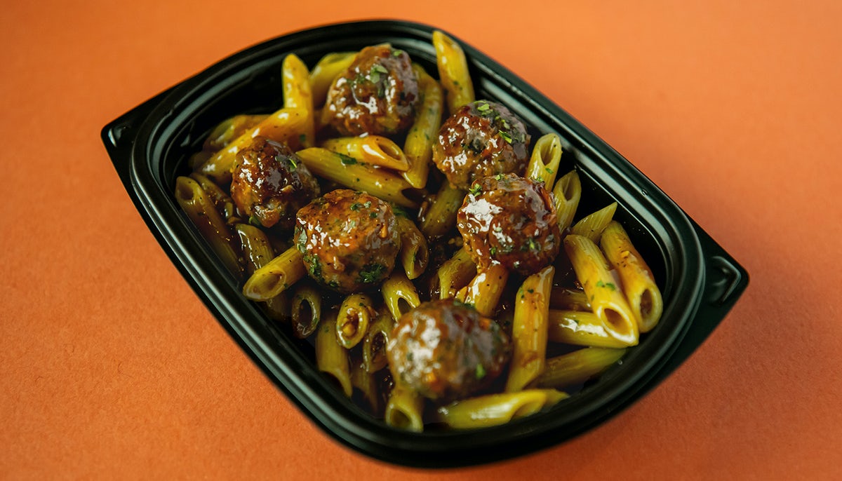 Order KOREAN MEATBALL PENNE BOWL food online from Macaroni Grill store, Stockton on bringmethat.com