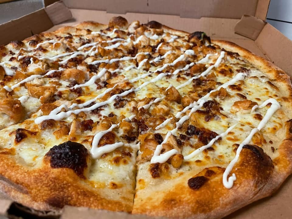 Order Chicken, Bacon & Ranch Pizza - Small 12" food online from Mickey N.Y. Pizza store, Derry on bringmethat.com