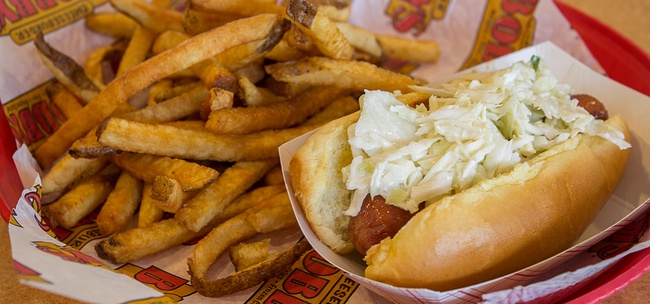 Order Slaw Hot Dog food online from Cheeseburger Bobby store, Canton on bringmethat.com
