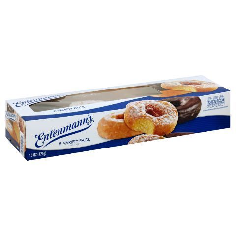Order Entenmann's Variety Pack Donuts 8 Count food online from Aplus store, Watertown on bringmethat.com