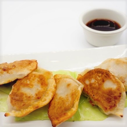 Order Pan-Fried Potstickers(5) food online from Kim Son Cafe - Memorial store, Houston on bringmethat.com