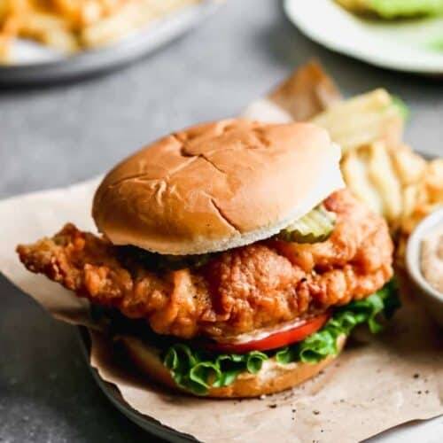 Order Nashville Chicken Sandwich food online from Lakeview Restaurant store, Coventry on bringmethat.com