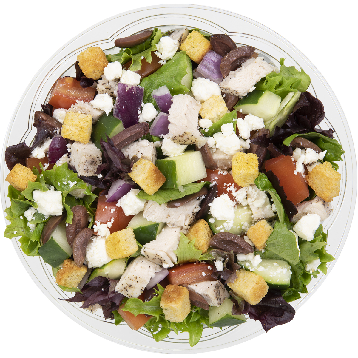 Order Greek Chicken Salad Meal food online from Hello Bistro store, Fairlawn on bringmethat.com