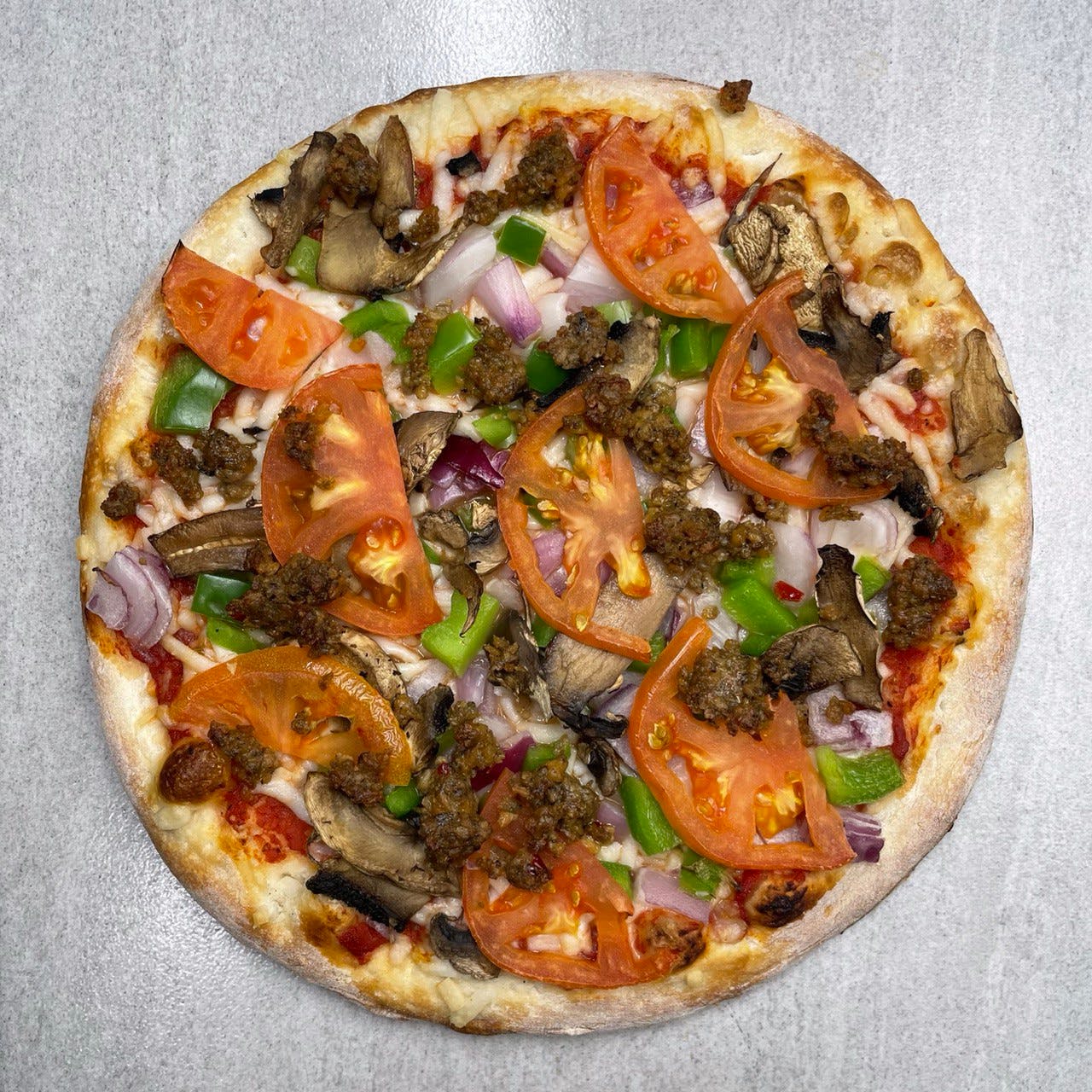 Order Vegan Pizza - Small 10'' food online from Troys Italian Kitchen store, Arlington on bringmethat.com