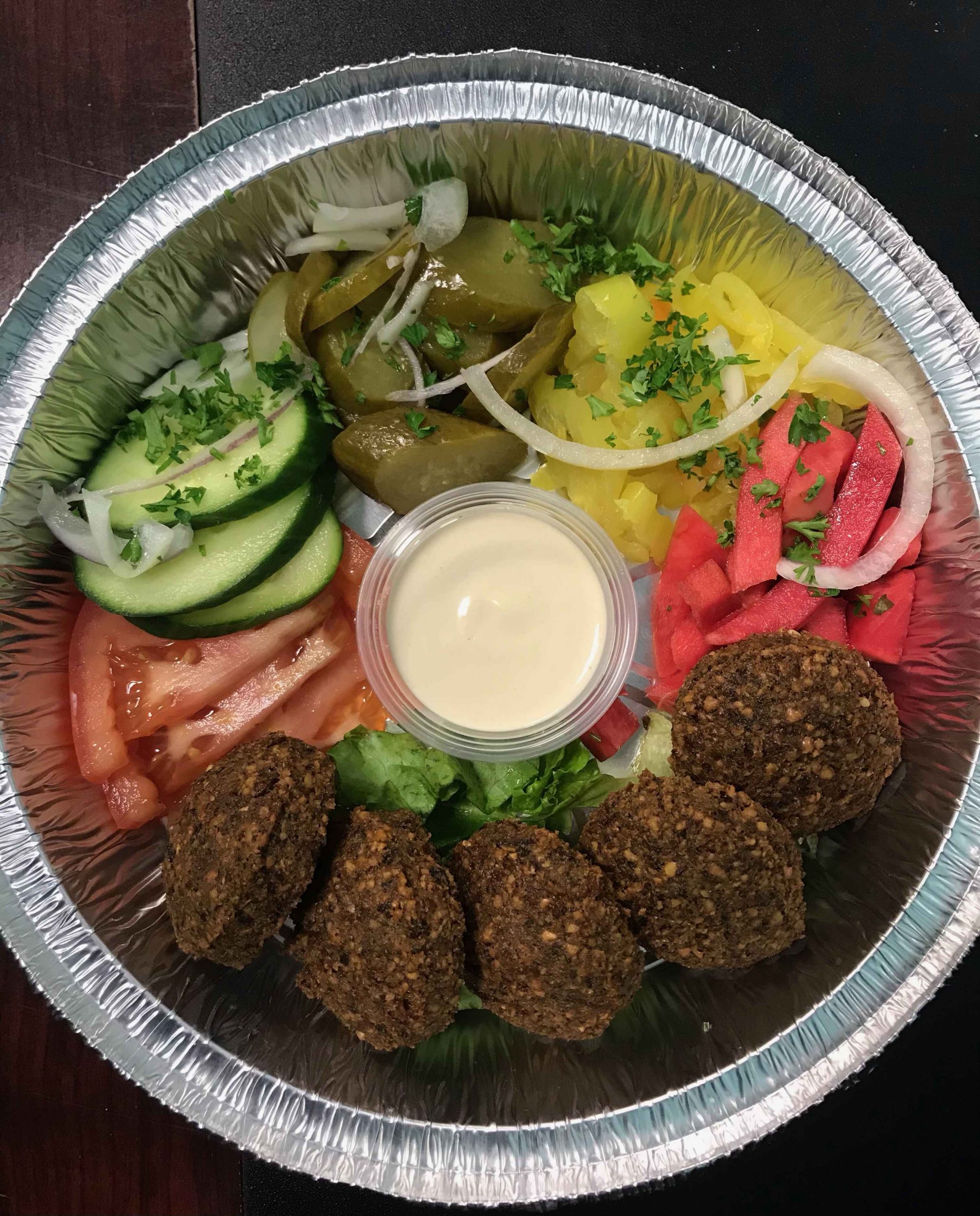 Order 5 Pieces Falafel food online from Stop-N-GO Gyros store, North Richland Hills on bringmethat.com