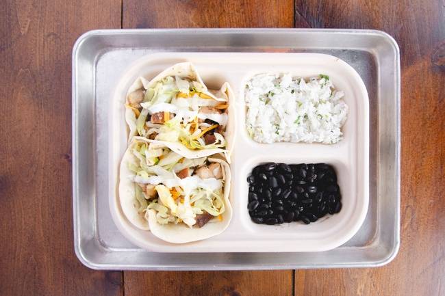 Order Two Kids Tacos food online from SOL Mexican Grill store, Washington on bringmethat.com