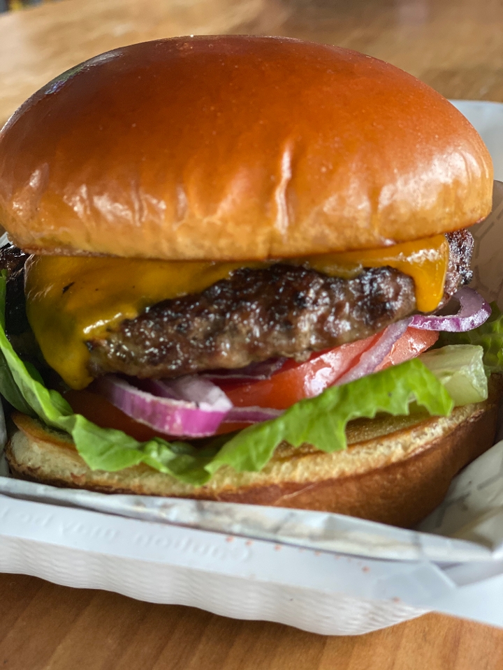 Order Cheese Burger food online from Parkside store, Raleigh on bringmethat.com