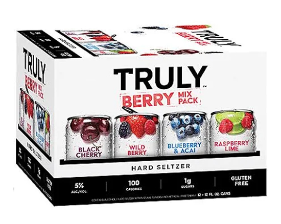Order Truly Berry Mix Pack 12 Pack - 12 oz. Bottle Beer food online from Plaza Diamond Liquor store, Diamond Bar on bringmethat.com