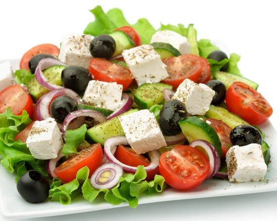 Order Greek Salad food online from Old Town Sandwiches store, Prescott on bringmethat.com