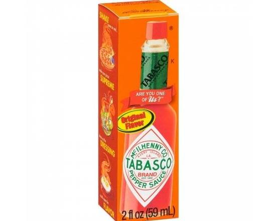 Order TABASCO Sauce Pepper Original Flavor - 2 Fl. Oz. (59 ml ) food online from Starway Liquor store, Bell Gardens on bringmethat.com