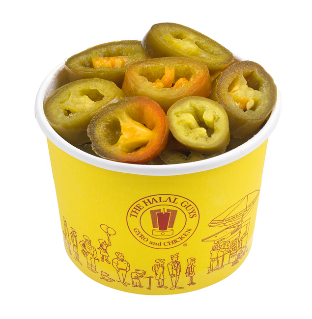 Order Side of Jalapenos food online from The Halal Guys store, Buffalo on bringmethat.com