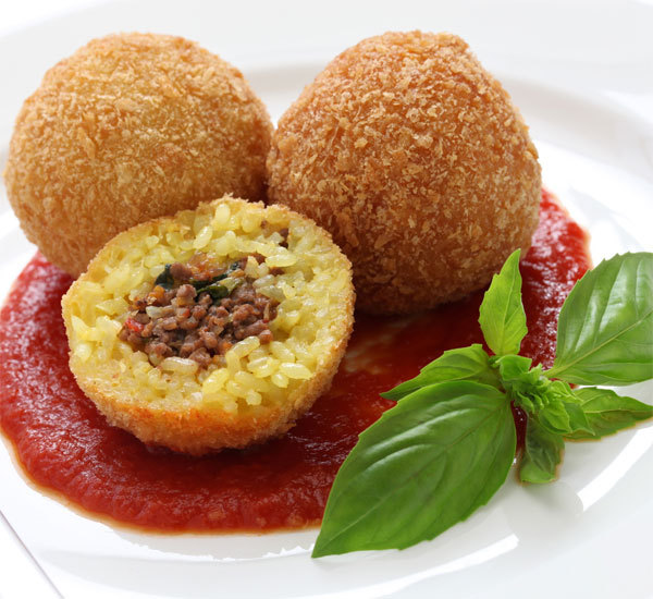 Order Rice balls food online from Little Italy Pizza store, New York on bringmethat.com
