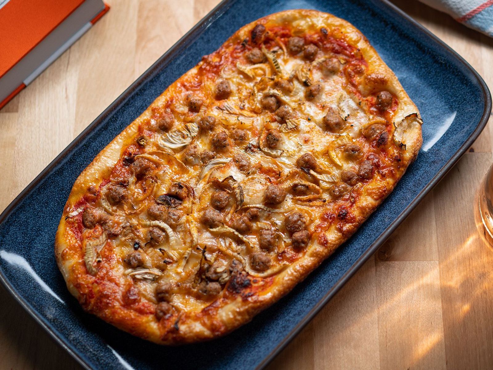 Order Sausage + Fennel Pizza 1Ft food online from Cheebo store, Los Angeles on bringmethat.com