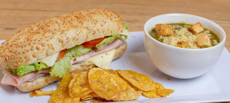Order Soup & 1/2 Sandwich food online from Danny Delicious Deli store, Columbus on bringmethat.com