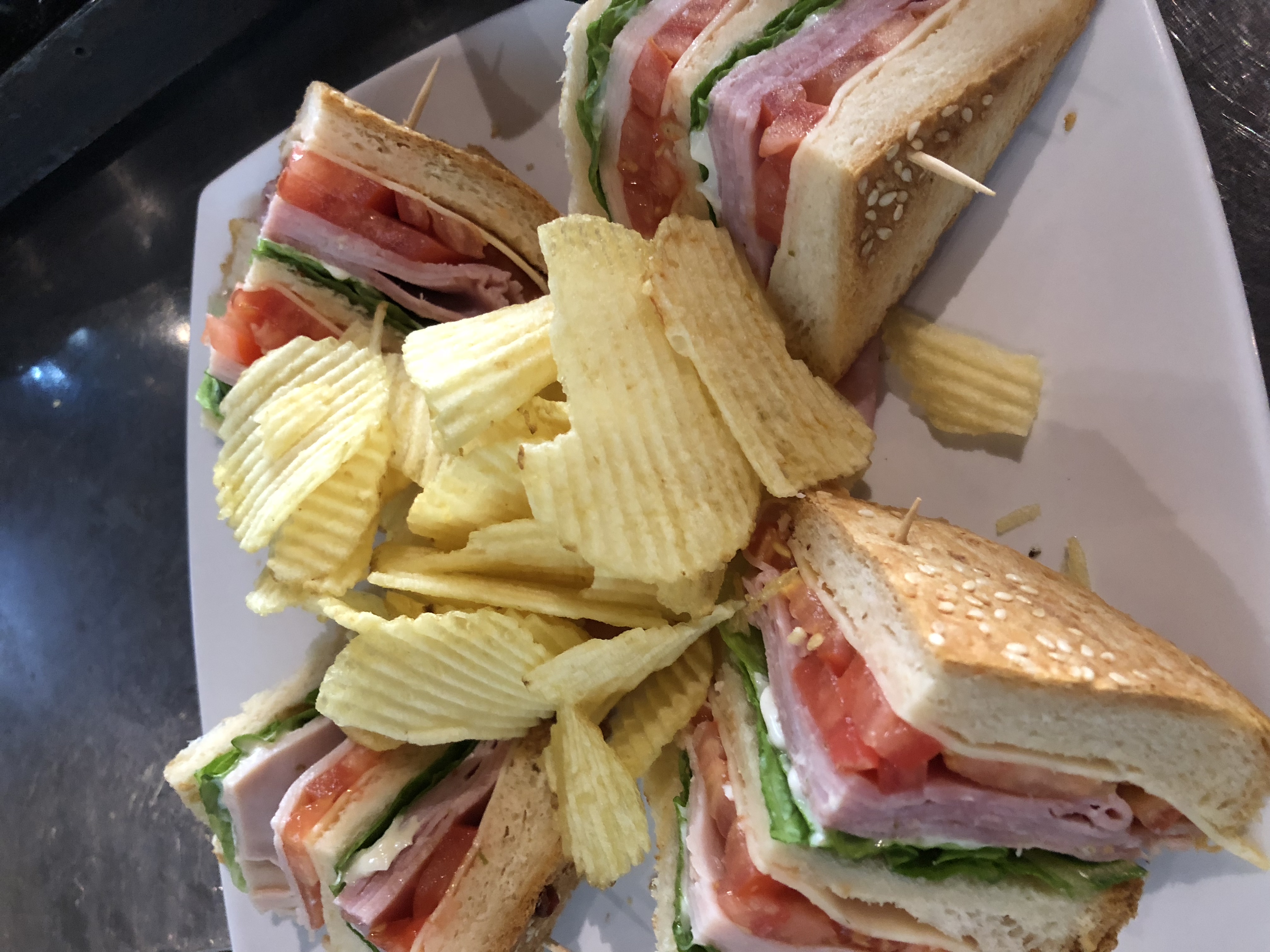 Order Club Sandwich food online from Iguana Cafe store, Chicago on bringmethat.com