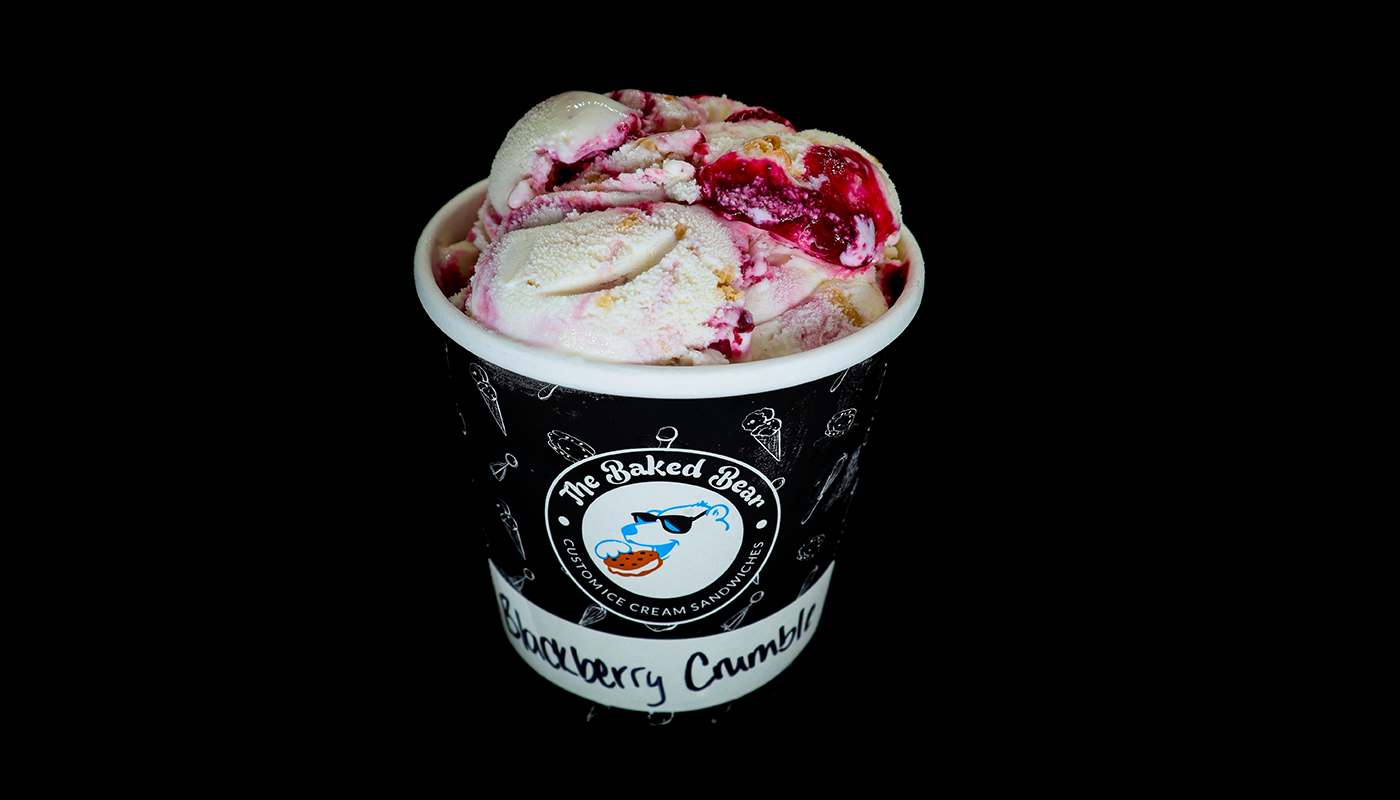 Order Blackberry Crumble Pint food online from The Baked Bear store, San Diego on bringmethat.com