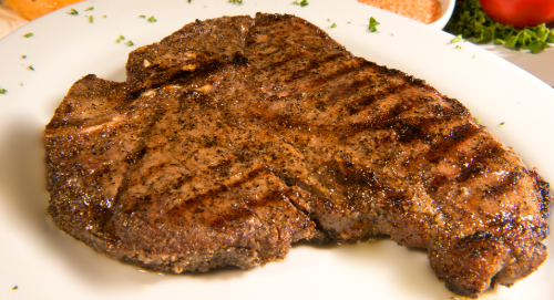 Order Porterhouse (3 Pound) food online from Doe Eat Place Of Springfield store, Springfield on bringmethat.com