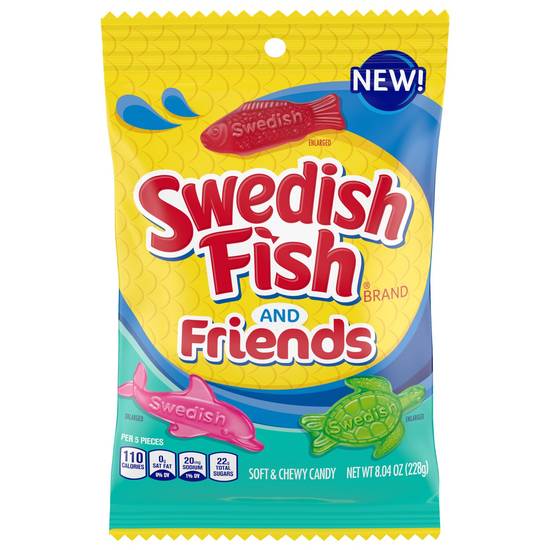 Order Swedish Fish And Friends Soft & Chewy Candy, 8.04 OZ food online from CVS store, ROCKFORD on bringmethat.com