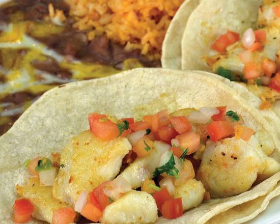 Order Seafood Tacos food online from Rio Rico Mexican Grill store, Gilbert on bringmethat.com