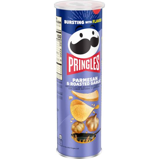 Order Pringles Parmesan & Roasted Garlic Crisps food online from Exxon Food Mart store, Port Huron on bringmethat.com
