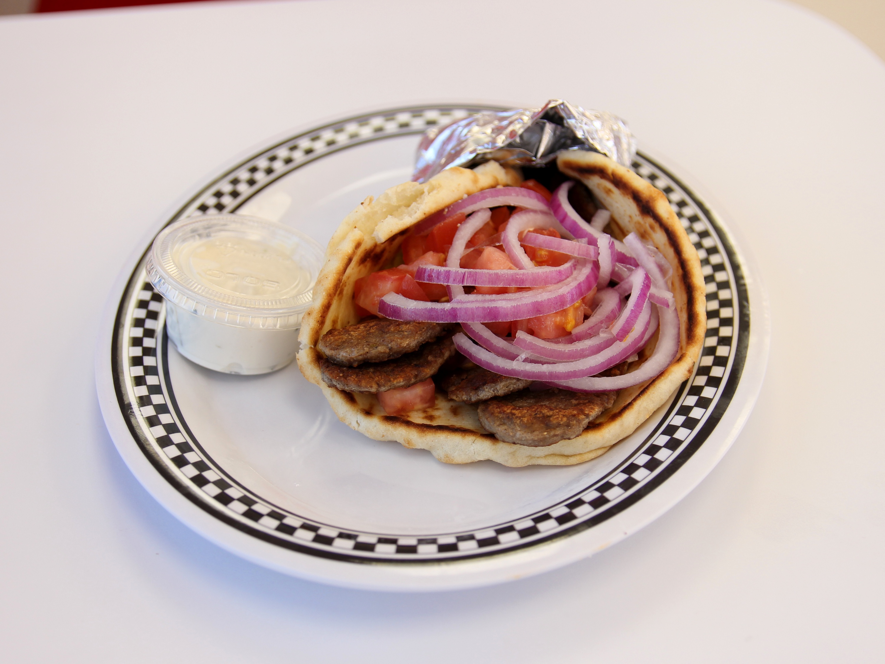 Order Gyro Pita food online from Nicky Ds Coney Island store, Detroit on bringmethat.com