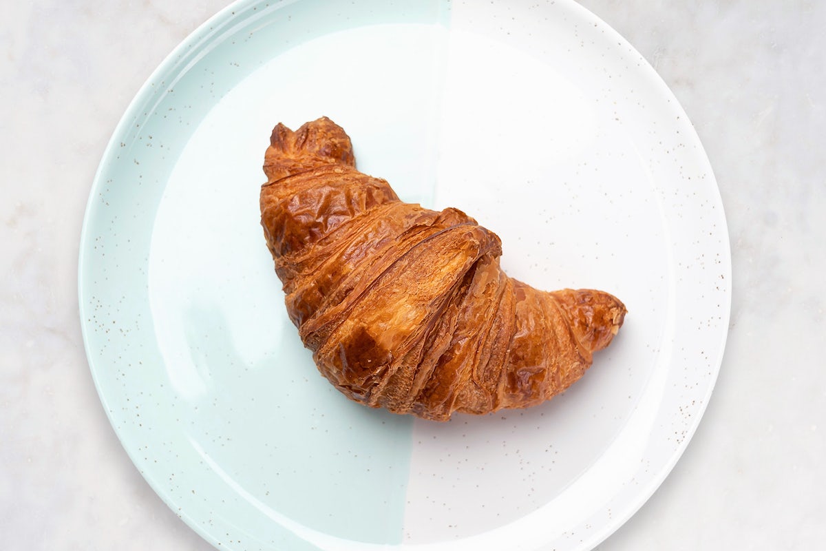 Order Plain Croissant food online from Coffee shop store, New York on bringmethat.com