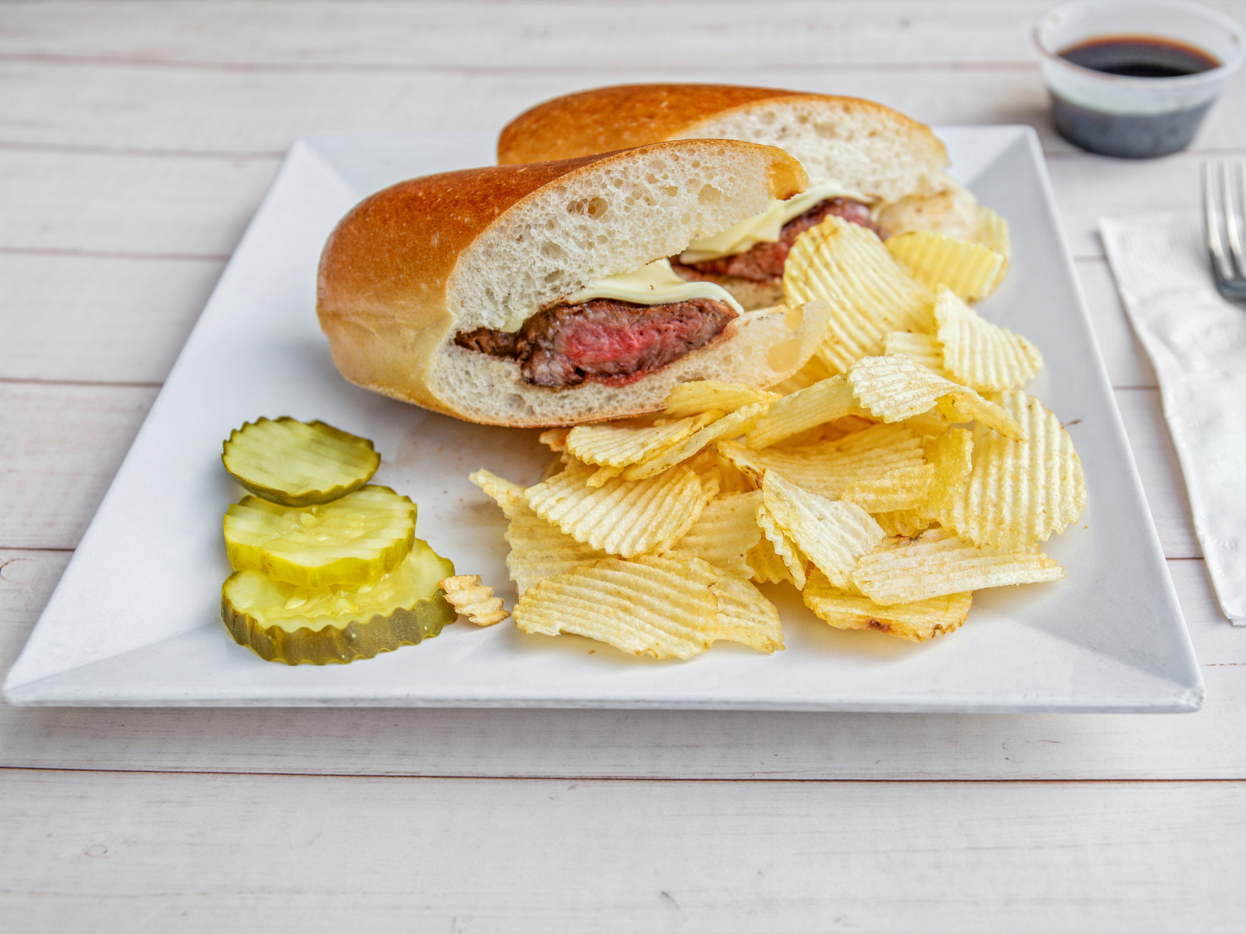 Order The "Real" Steak Sandwich food online from Ale House store, Newtown Square on bringmethat.com