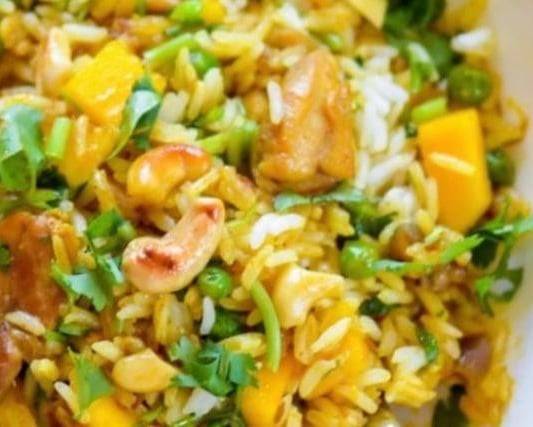 Order Mango Curry Fried Rice food online from Bangkok Kitchen store, Latham on bringmethat.com