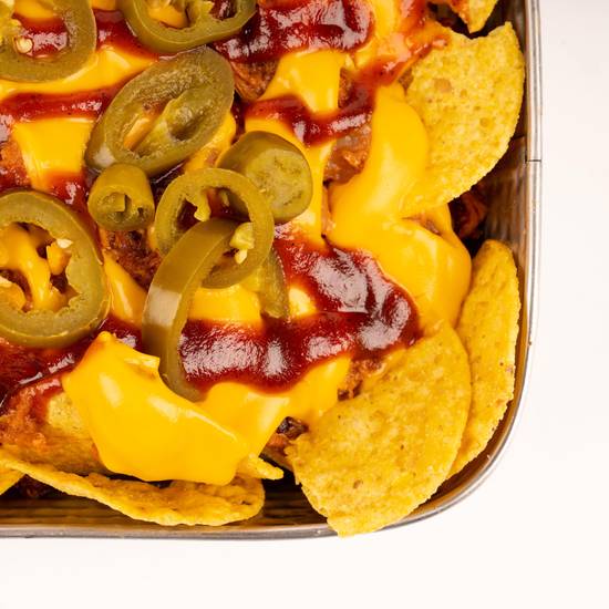 Order Full 901 BBQ Nachos food online from Exlines Best Pizza In Town store, Memphis on bringmethat.com