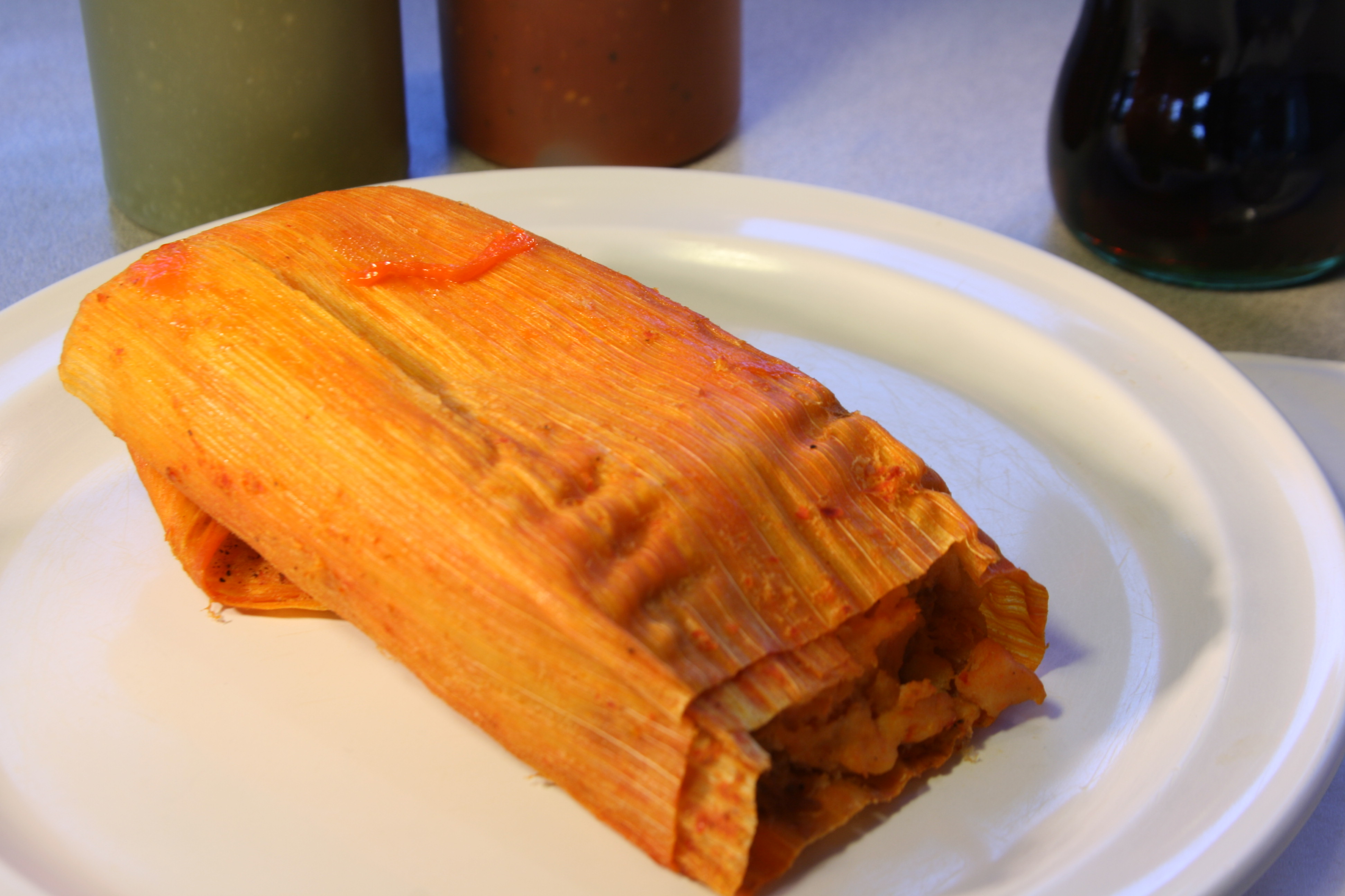 Order Homemade Tamales food online from Los Burritos Mexicanos store, Lombard on bringmethat.com