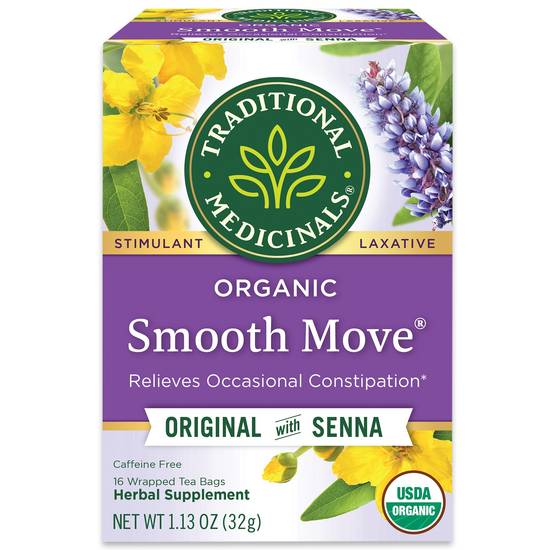 Order Traditional Medicinals Organic Smooth Move Herbal Tea food online from CVS store, LA QUINTA on bringmethat.com