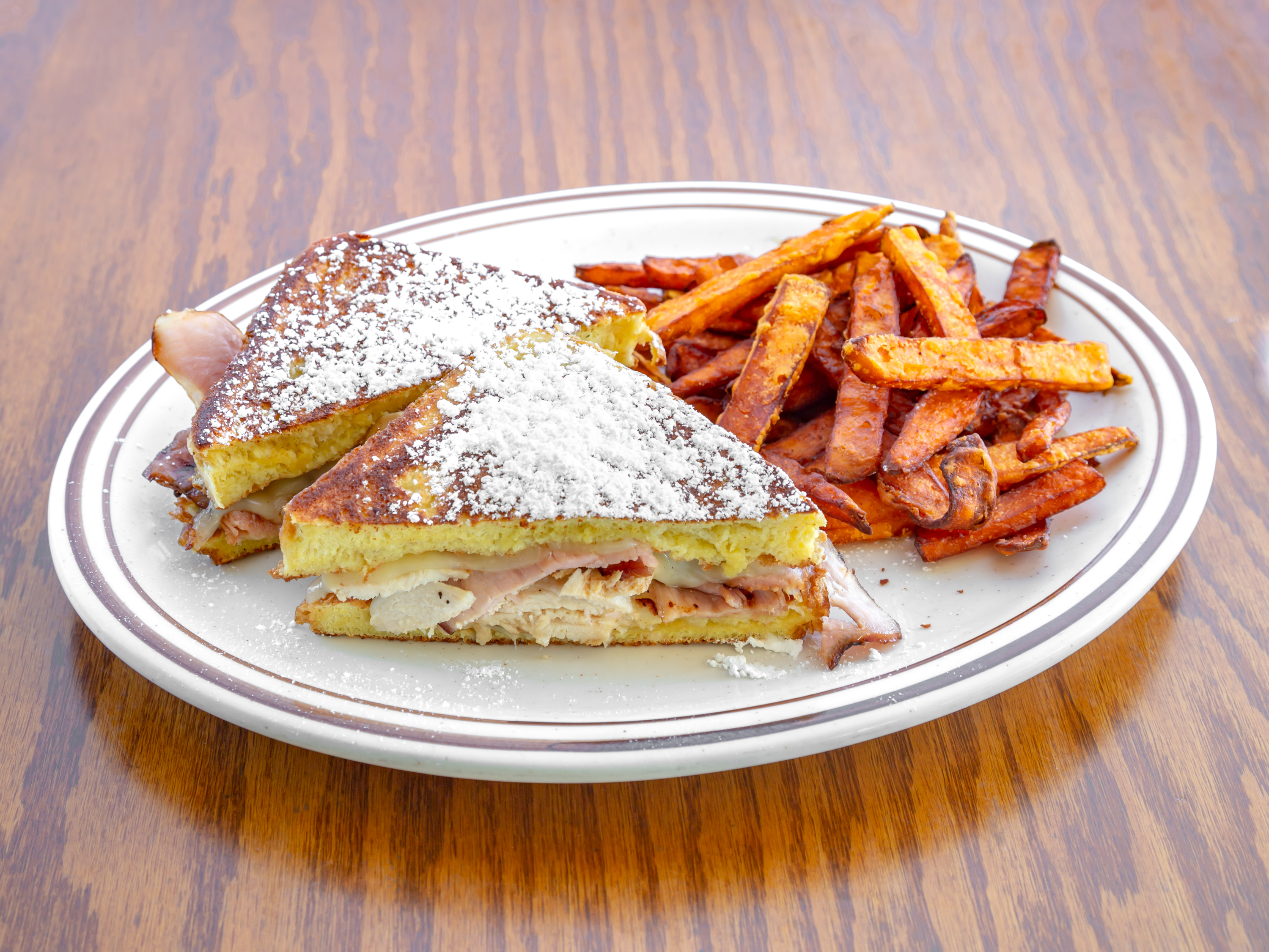 Order Monte Cristo Sandwich food online from Sweetie Cafe & Catering store, Redding on bringmethat.com