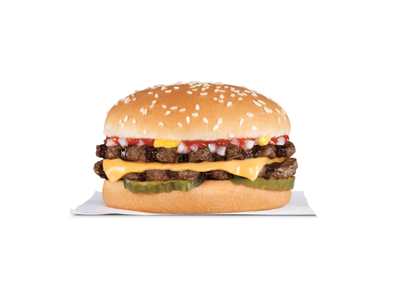 Order Double Cheeseburger food online from Hardee store, Strasburg on bringmethat.com