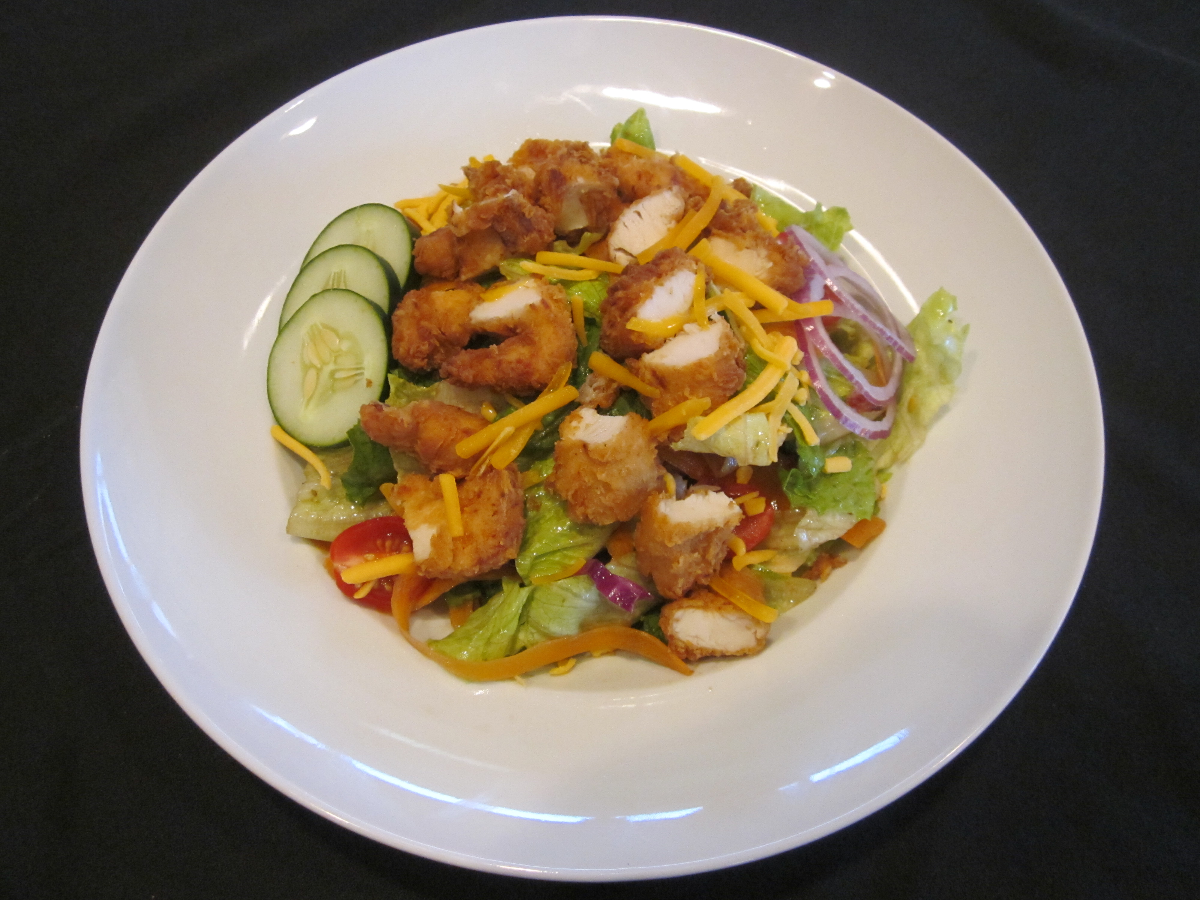 Order Crispy Chicken Salad food online from Burger Theory store, Spring Lake on bringmethat.com