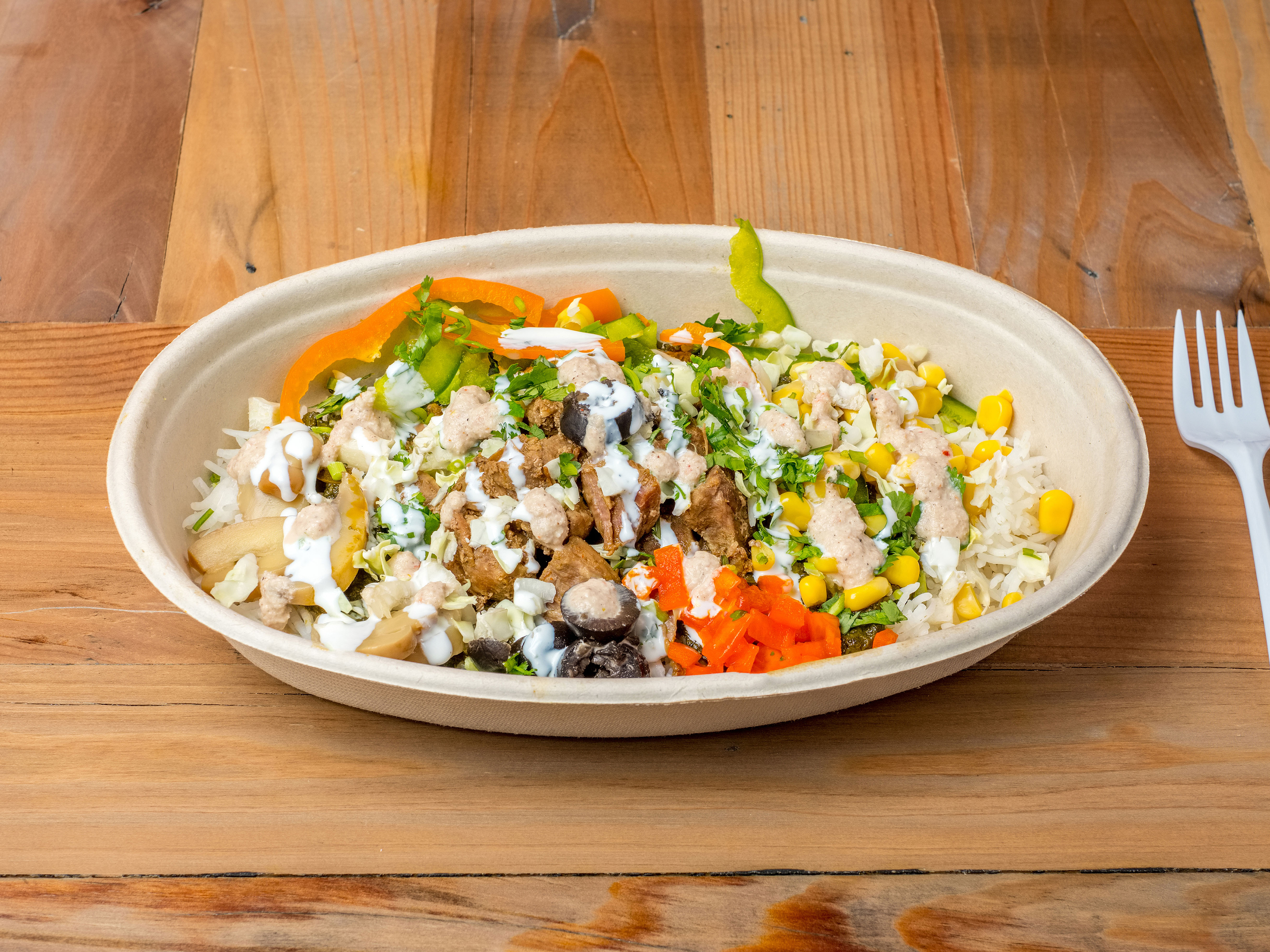 Order Masala Lamb Rice Bowl food online from Tandoor & Tikka store, Indianapolis on bringmethat.com