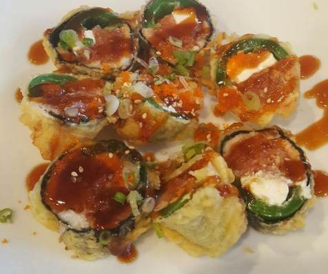 Order Heart Attack Roll food online from Dono Sushi Cafe store, Chino on bringmethat.com