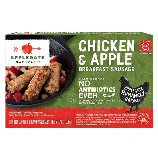 Order Applgate Farms Chicken and Apple Breakfast Sausage Links food online from Everyday Needs by Gopuff store, Boston on bringmethat.com