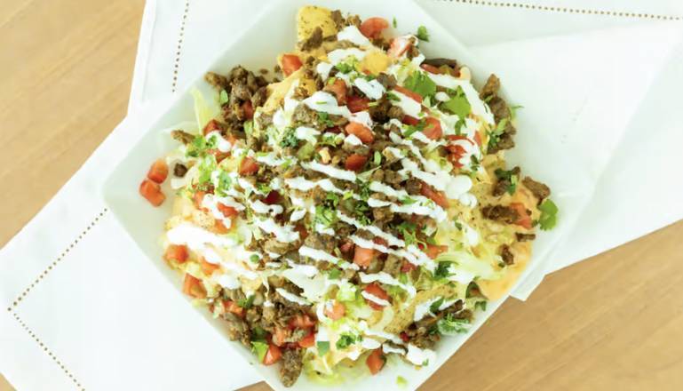 Order Grilled Steaks Nacho food online from Zason Latino Mexican Grill store, Grandville on bringmethat.com