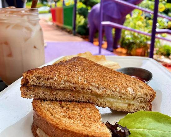 Order Grilled Cheese with Yucca Fries food online from The Purple Elephant store, Northport on bringmethat.com